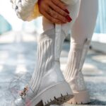 Workery skarpety Rock Loks beżowe