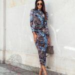 Sukienka NB MILLI panterka niebieska