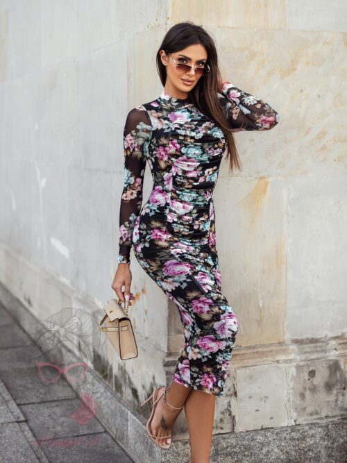 Sukienka NB MILLI kolorowe kwiaty