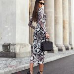 Sukienka NB MILLI wężowa