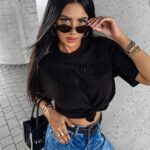 T-shirt na krótki rękaw SWIFT OLAVOGA czarny