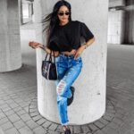 T-shirt na krótki rękaw SWIFT OLAVOGA czarny