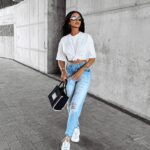 T-shirt na krótki rękaw SWIFT OLAVOGA biały