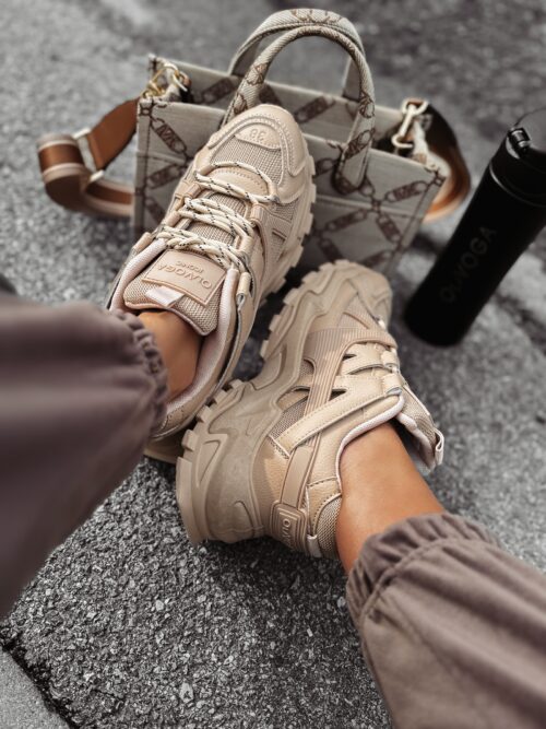 Buty sportowe damskie ICONIC OLAVOGA beżowe