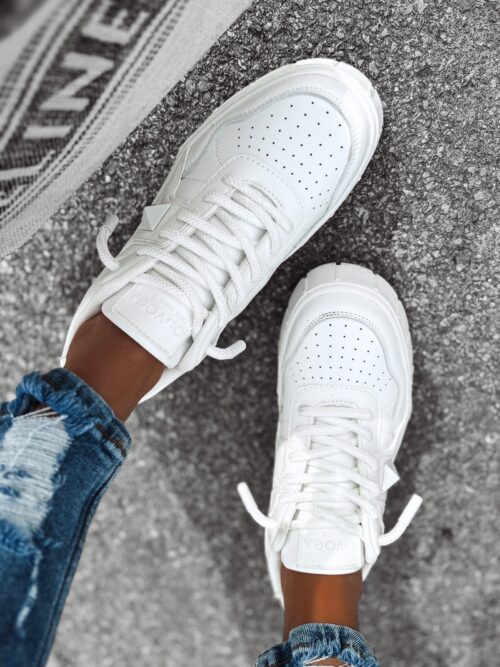 Sneakersy sportowe damskie OFF WHITE OLAVOGA białe