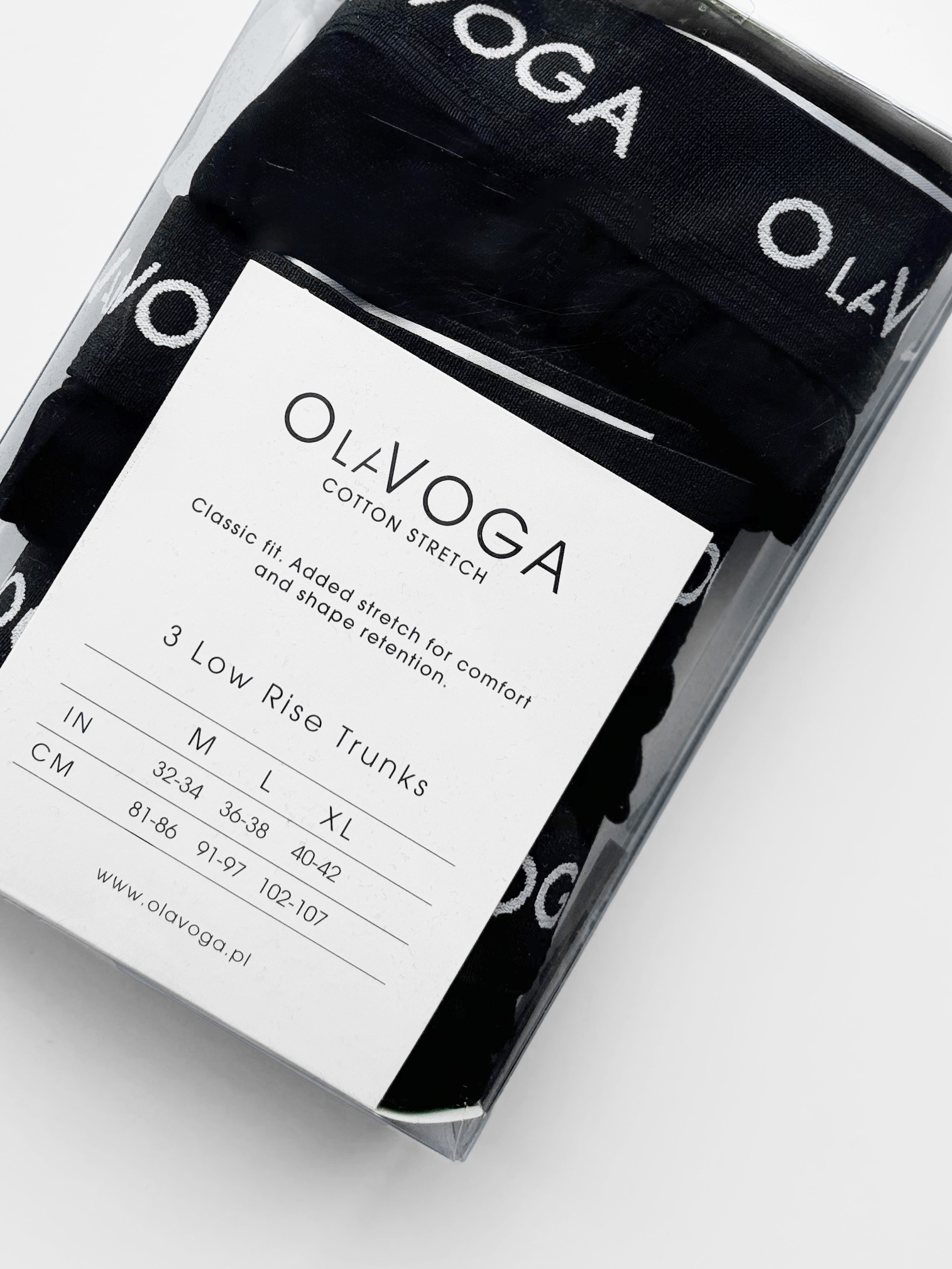 Bokserki męskie 3PAK logowane BEST OLAVOGA czarne