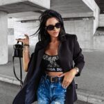 Marynarka oversize OVERFLOW OLAVOGA czarna