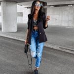 Marynarka oversize OVERFLOW OLAVOGA czarna