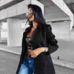 Marynarka oversize OVERFLOW OLAVOGA czarna