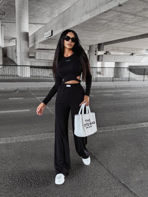 Komplet casualowy damski ARABELA OLAVOGA czarny