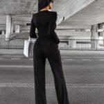 Komplet casualowy damski ARABELA OLAVOGA czarny