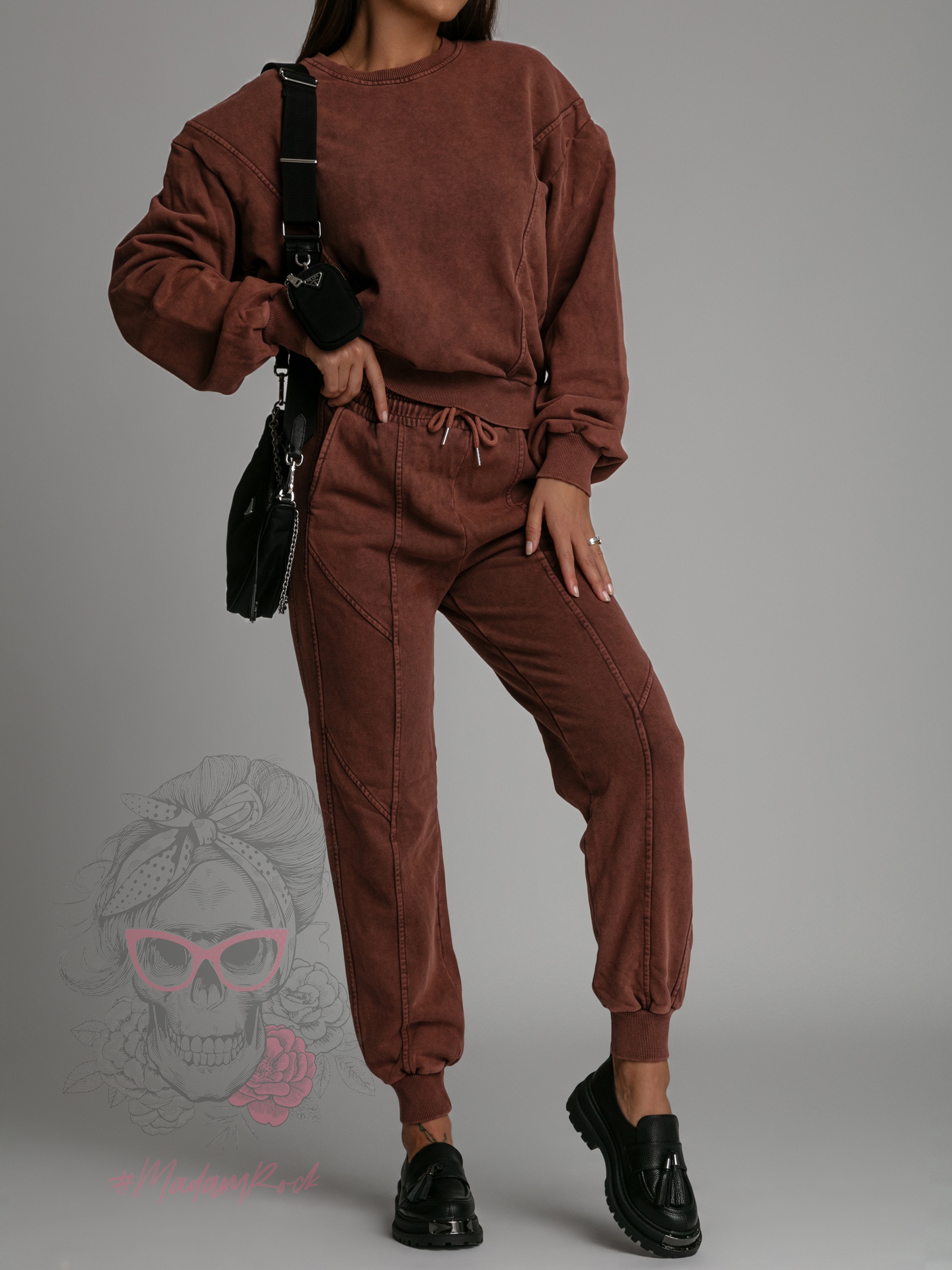 Komplet dresowy Sogo dekatyzowany miedziany Komplet dresowy Sogo dekatyzowany miedziany