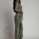 Spodnie cargo Toss khaki