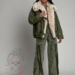 Spodnie cargo Toss khaki