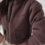 Kurtka ze stójką SHANDY OLAVOGA brązowa