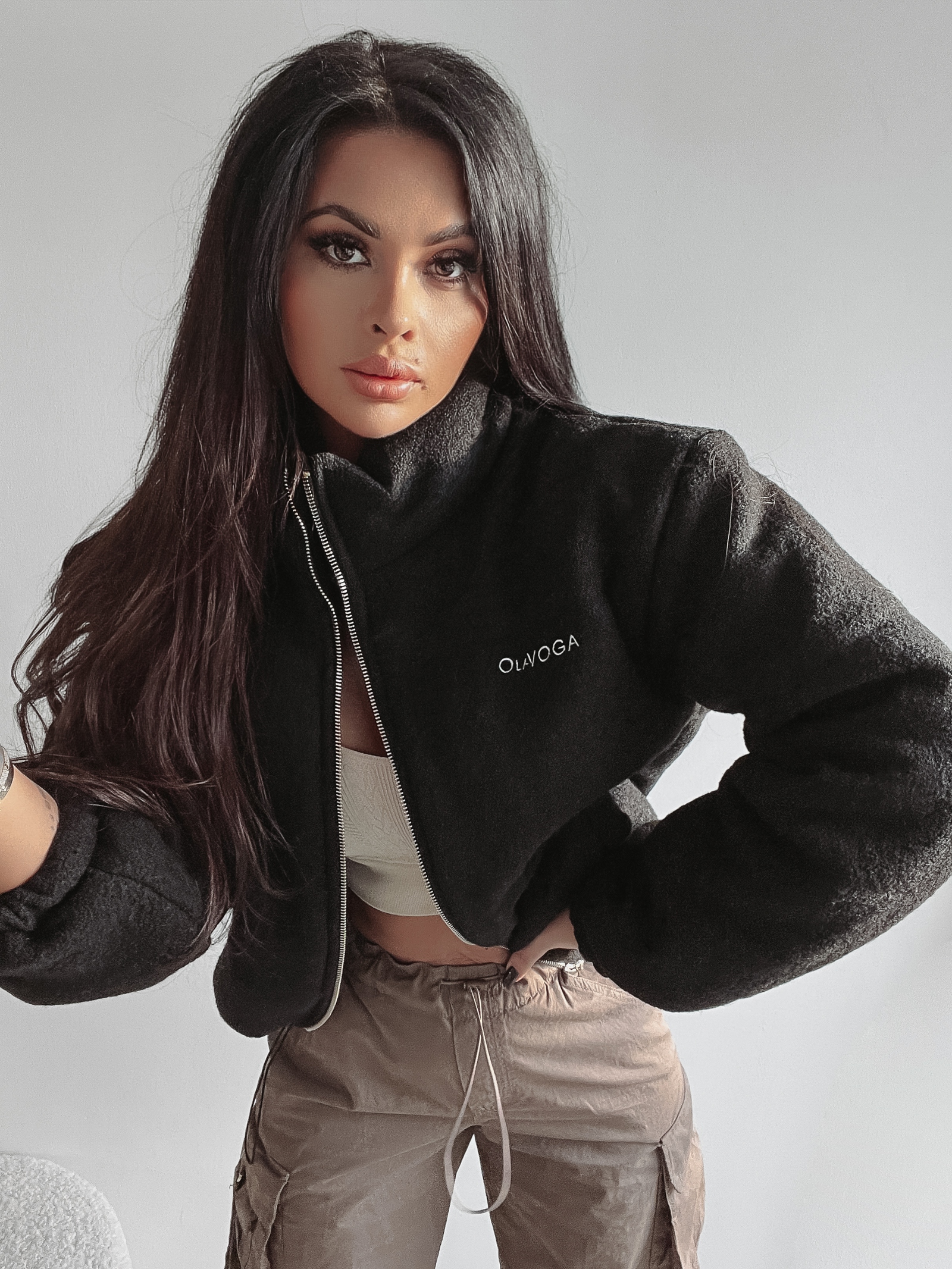 Kurtka pikowana BLANCA OLAVOGA czarna