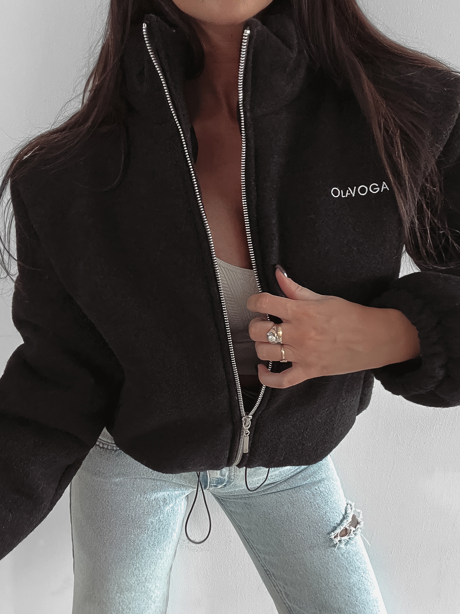 Kurtka pikowana BLANCA OLAVOGA czarna