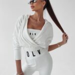 Komplet 3-częsciowy logowany MOCCIA OLAVOGA ecru