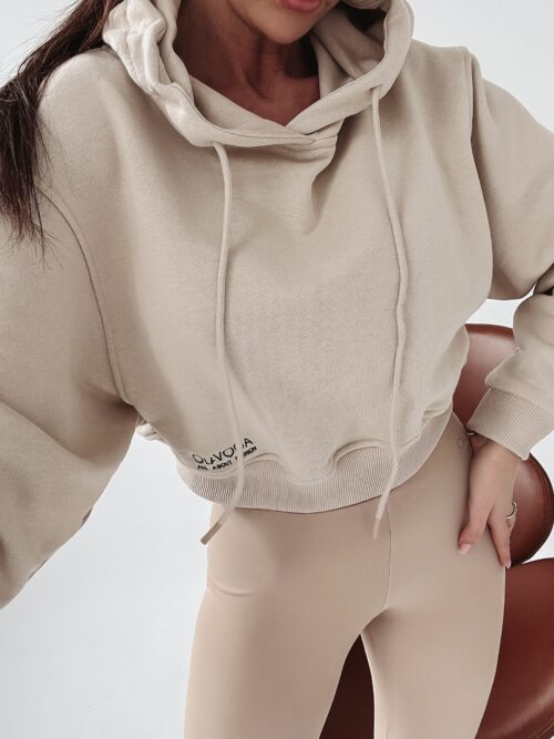 Bluza z kapturem LYRA OLAVOGA beżowa
