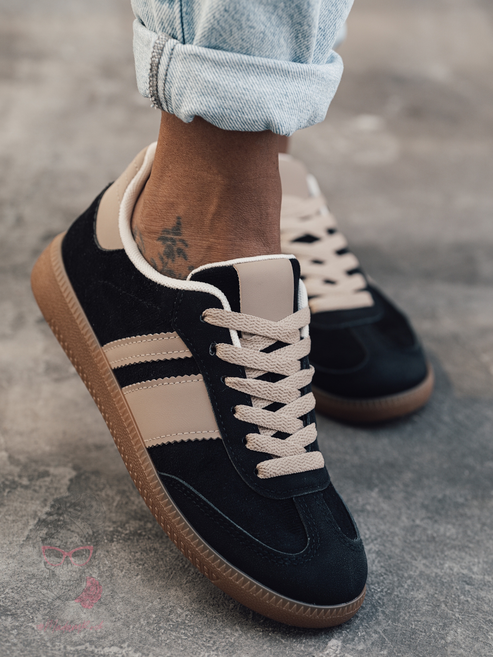 Buty sportowe Madam Gizze czarne