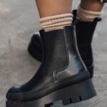 Workery na grubej podeszwie Rock Duro czarne