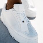 Buty sportowe sneakersy męskie GTX OLAVOGA białe