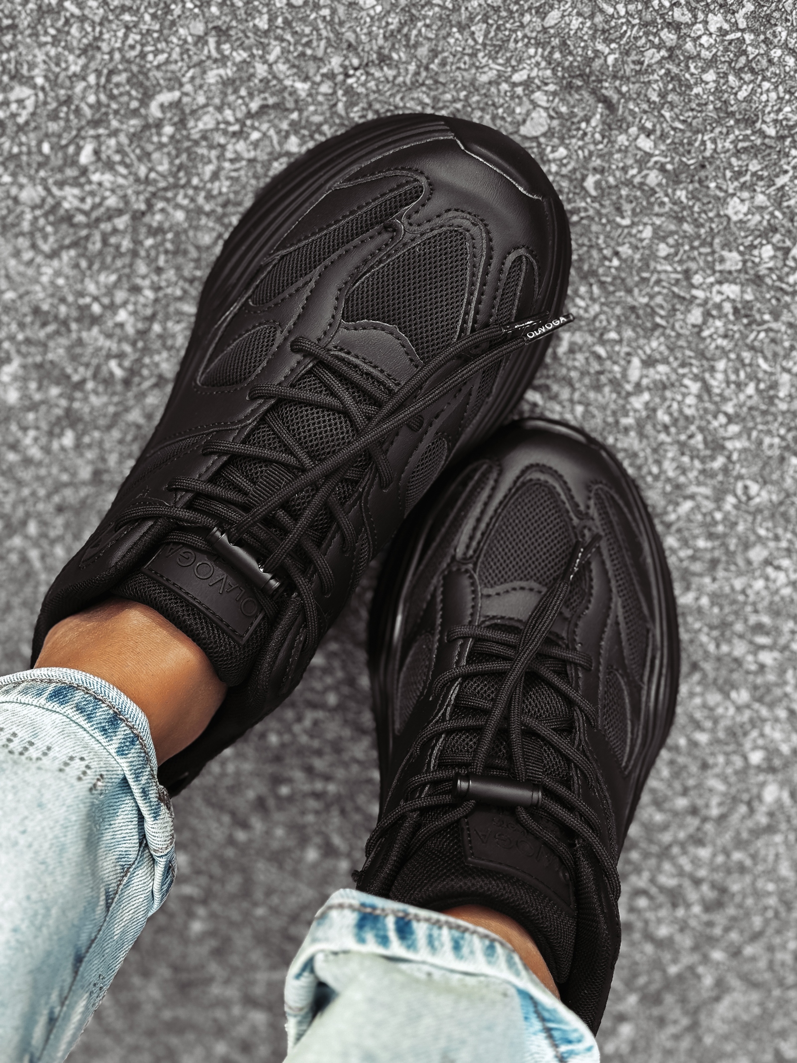 Buty sportowe damskie DIVISION OLAVOGA czarne