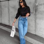 Bluza prosta oversize MERGER OLAVOGA czarna