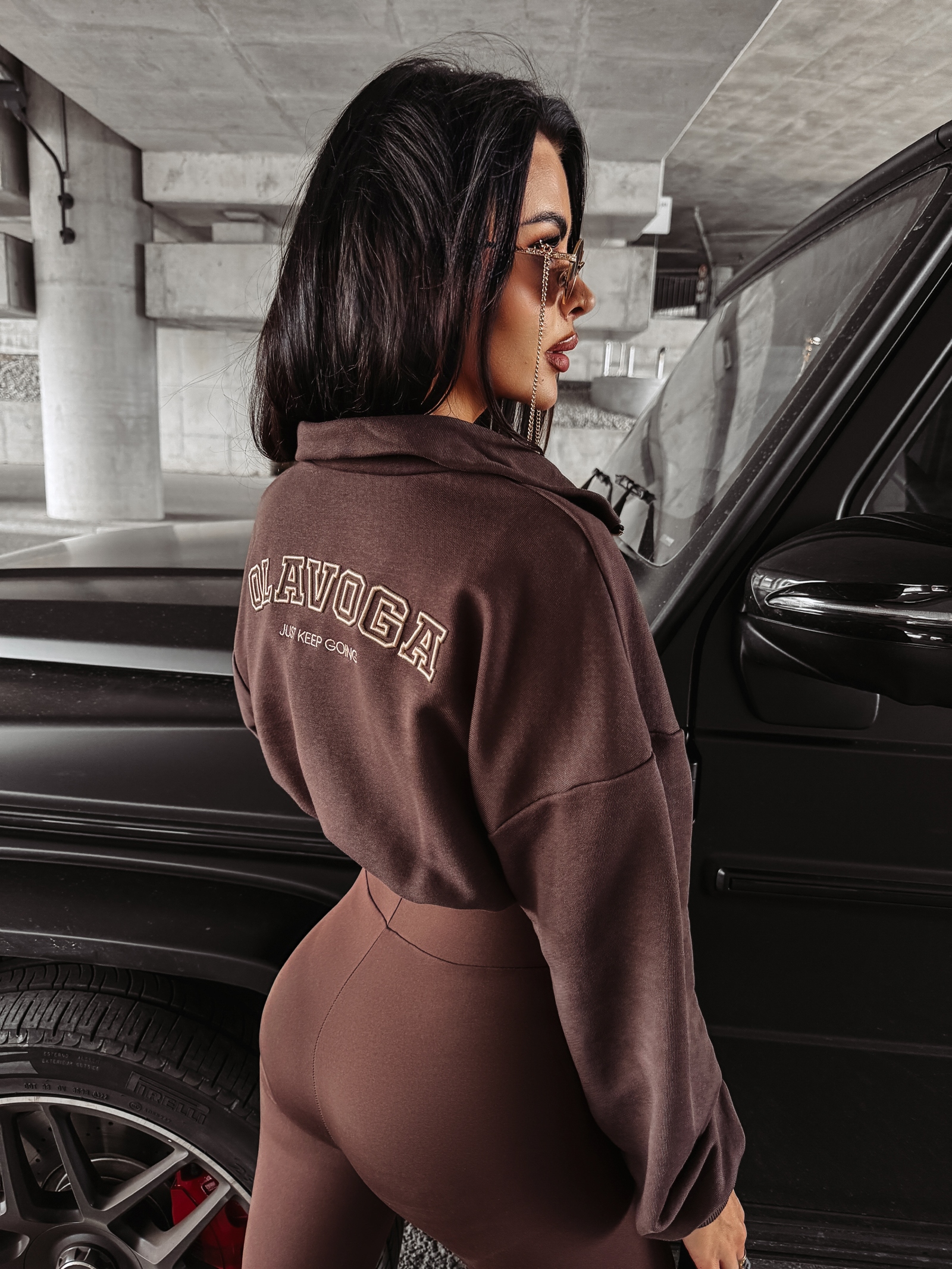 Bluza rozpinana damska CONSETT OLAVOGA brązowa Bluza rozpinana damska CONSETT OLAVOGA brązowa