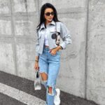 Koszula krótka na napy FRIENDSHIP OLAVOGA szara