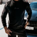 Komplet dres męski welurowy HEYDAY OLAVOGA czarny