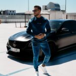 Komplet dres męski welurowy HEYDAY OLAVOGA morski