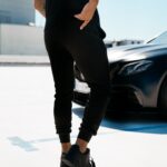 Spodnie dresowe męskie REVERS OLAVOGA czarne