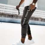 Spodnie dresowe męskie REVERS OLAVOGA grafitowe