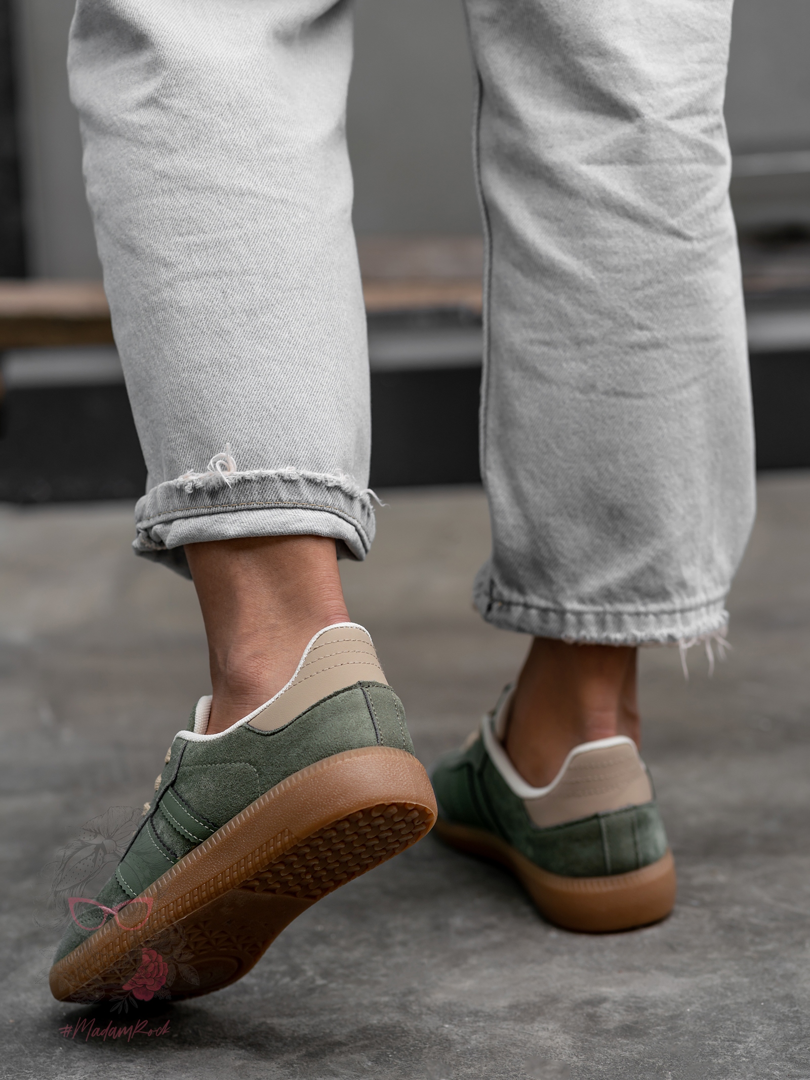 Buty sportowe Madam Gizze khaki Buty sportowe Madam Gizze khaki