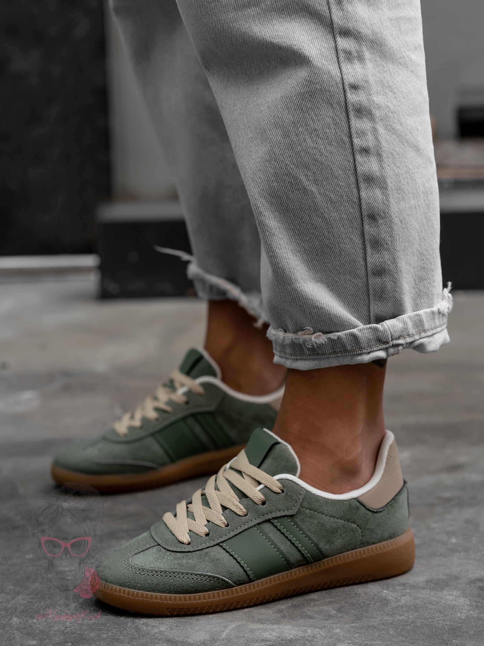 Buty sportowe Madam Gizze khaki Buty sportowe Madam Gizze khaki