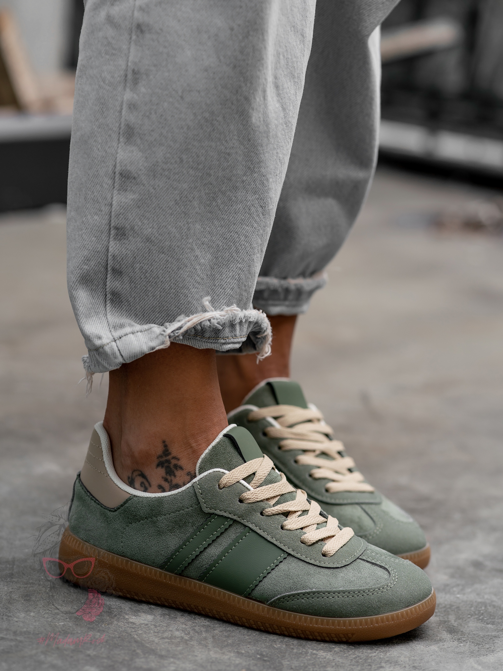Buty sportowe Madam Gizze khaki Buty sportowe Madam Gizze khaki