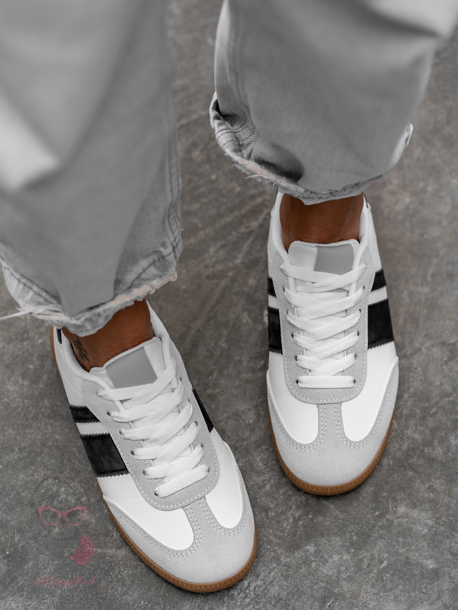 Buty sportowe Madam Gizze białe