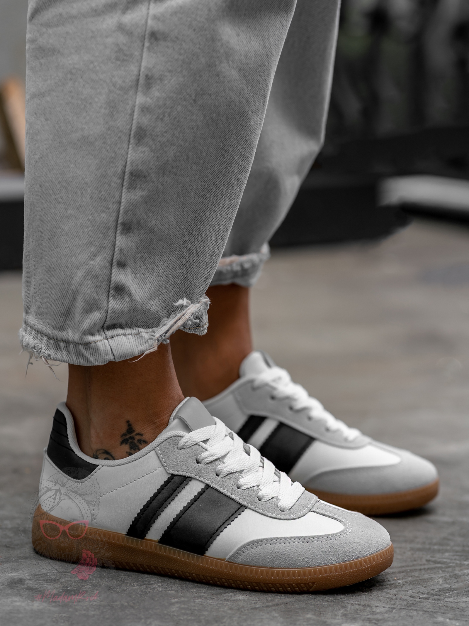 Buty sportowe Madam Gizze białe