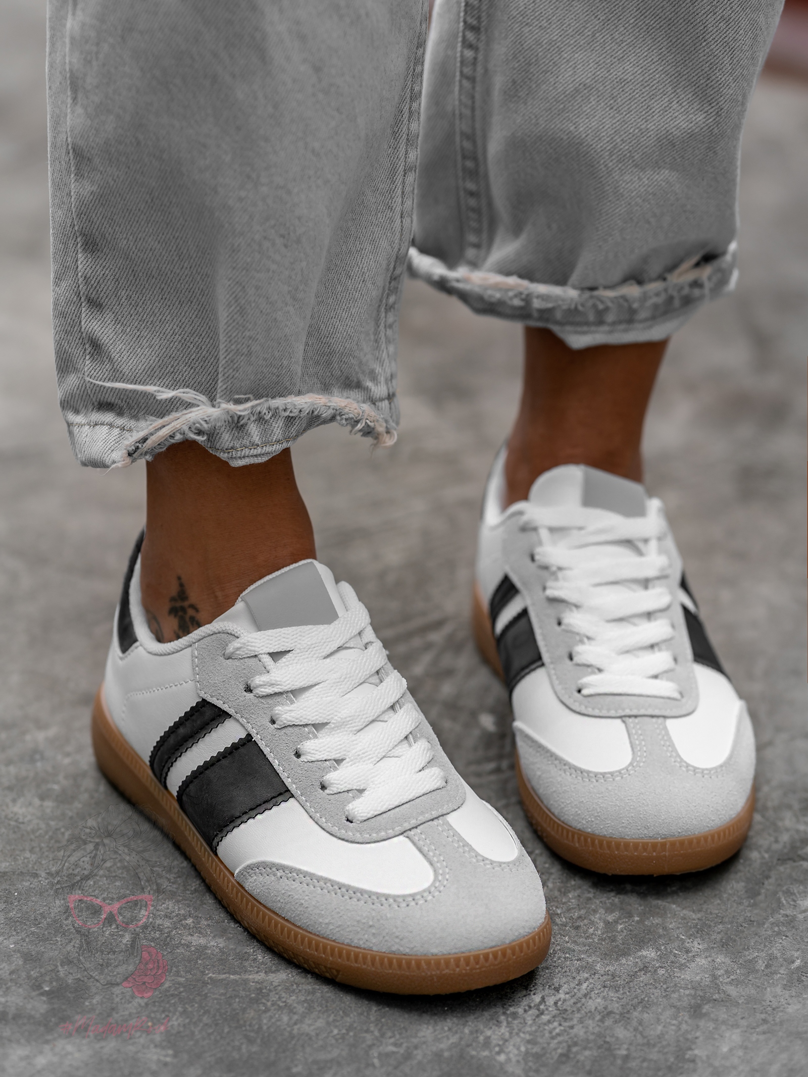 Buty sportowe Madam Gizze białe