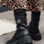 Workery matowe Rock Balcia czarne