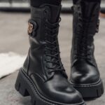 Workery matowe Rock Balcia czarne