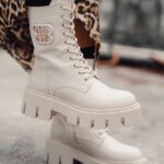 Workery matowe Rock Balcia beżowe