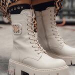 Workery matowe Rock Balcia beżowe