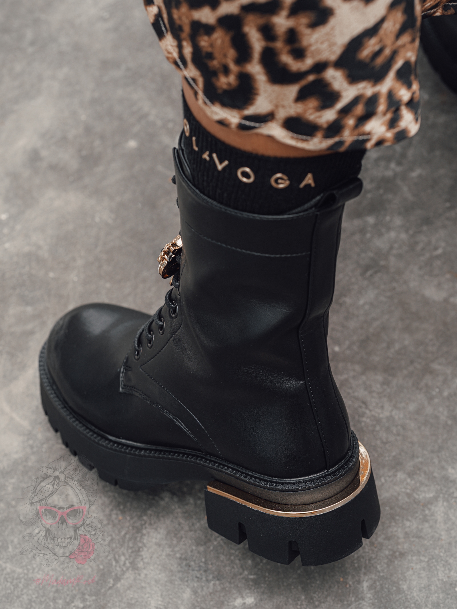 Workery matowe Rock Owls czarne