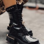 Workery lakierowane Rock Owls czarne