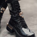 Workery lakierowane Rock Owls czarne