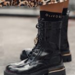 Workery lakierowane Rock Owls czarne