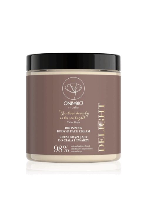 Krem brązujący do ciała i twarzy ONLYBIO ritualia DELIGHT 250ml
