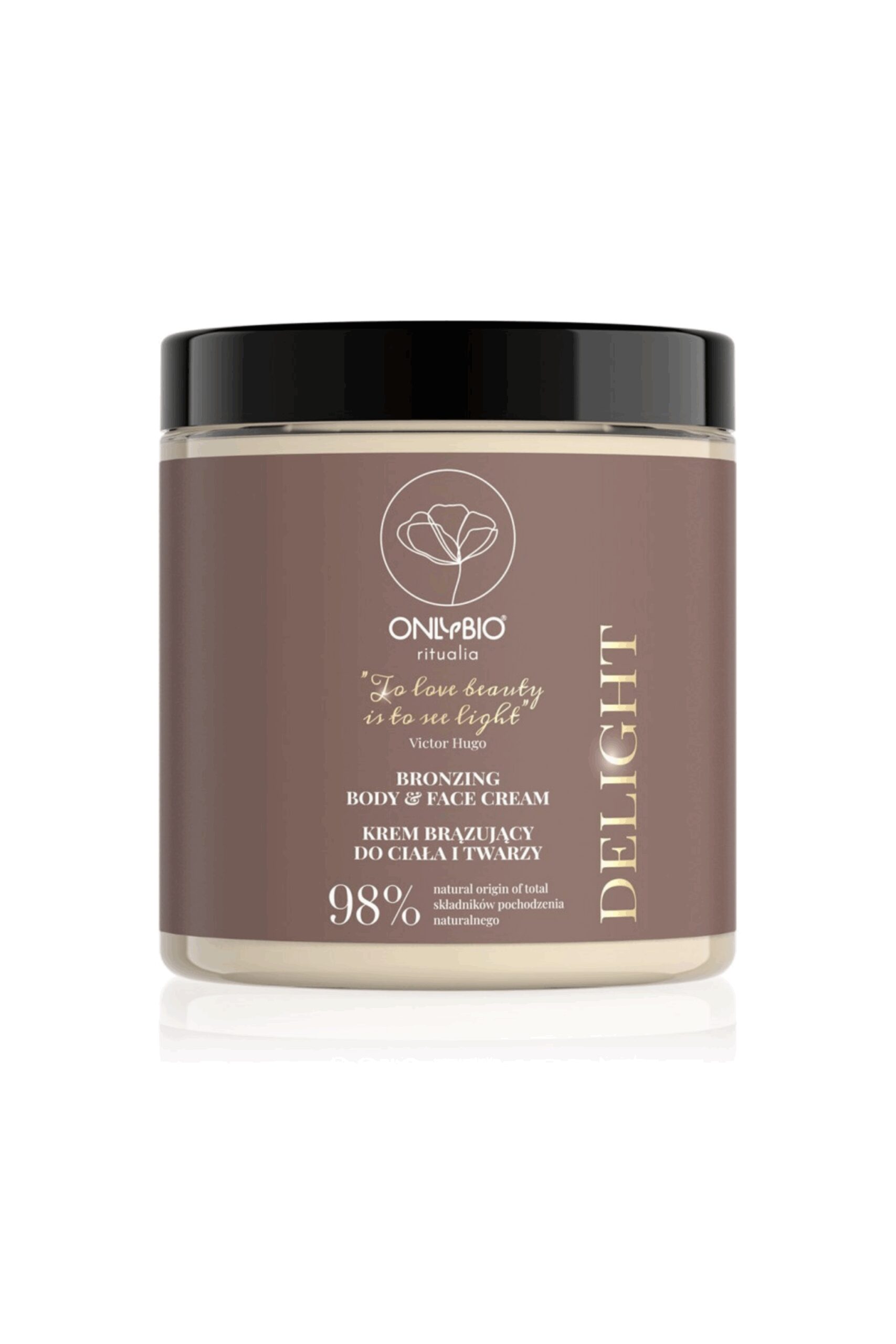 Krem brązujący do ciała i twarzy ONLYBIO ritualia DELIGHT 250ml